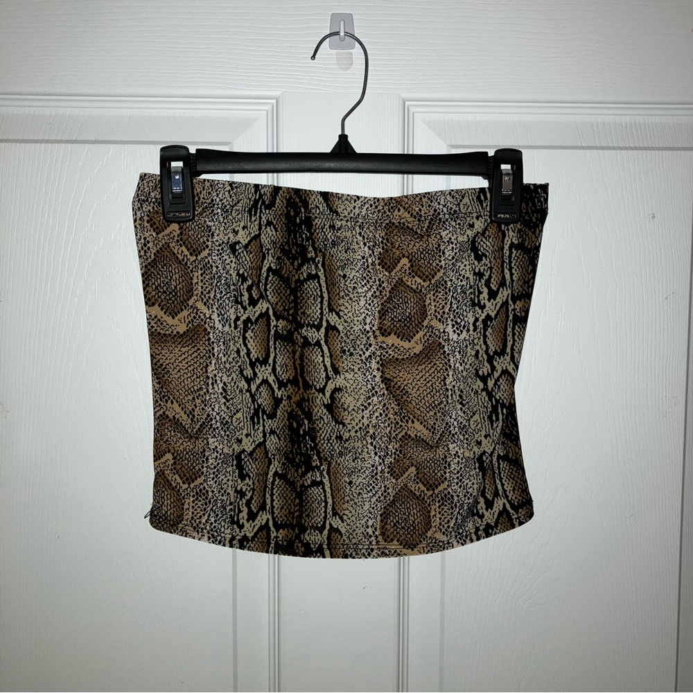 NEW Snake Print Tube Top
